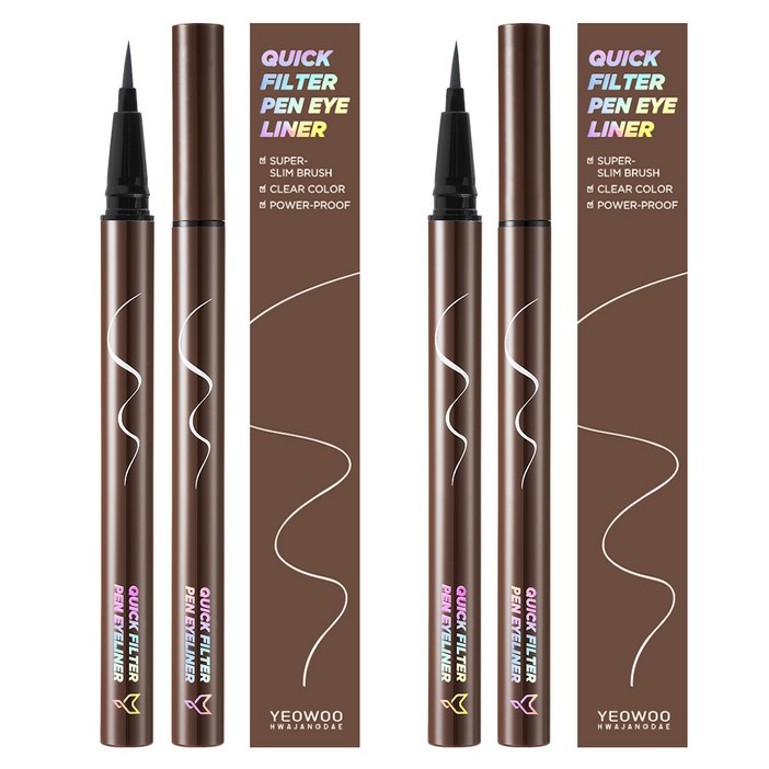 여우화장대 워터프루프 퀵필터 펜 아이라이너 0.5g