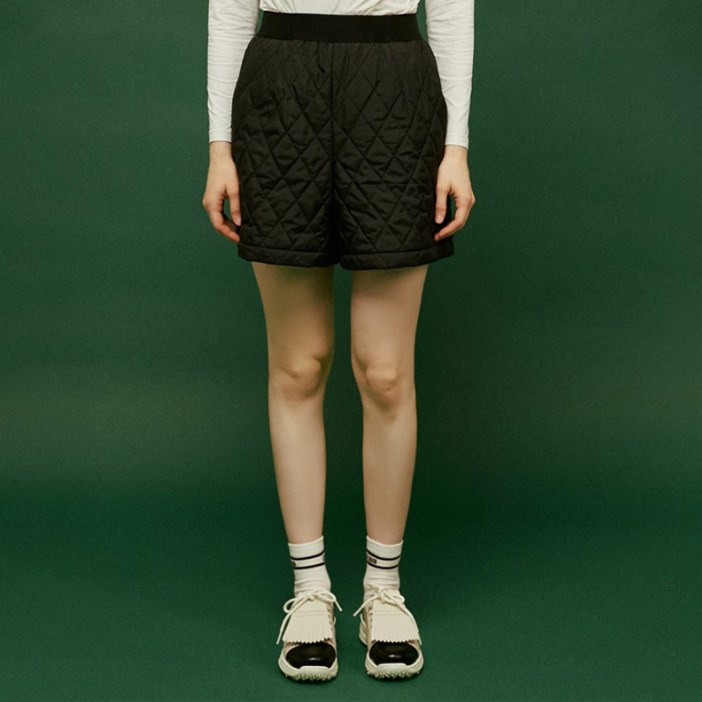 플레이뎁 여성용 Quilted Padded Shorts DECMA6002M
