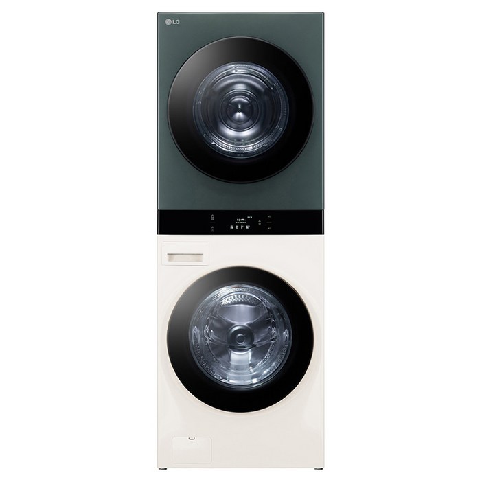 [10% 환급가전] LG전자 트롬 오브제컬렉션 워시타워 WL21EGN 세탁기 25kg + 건조기 21kg 방문설치