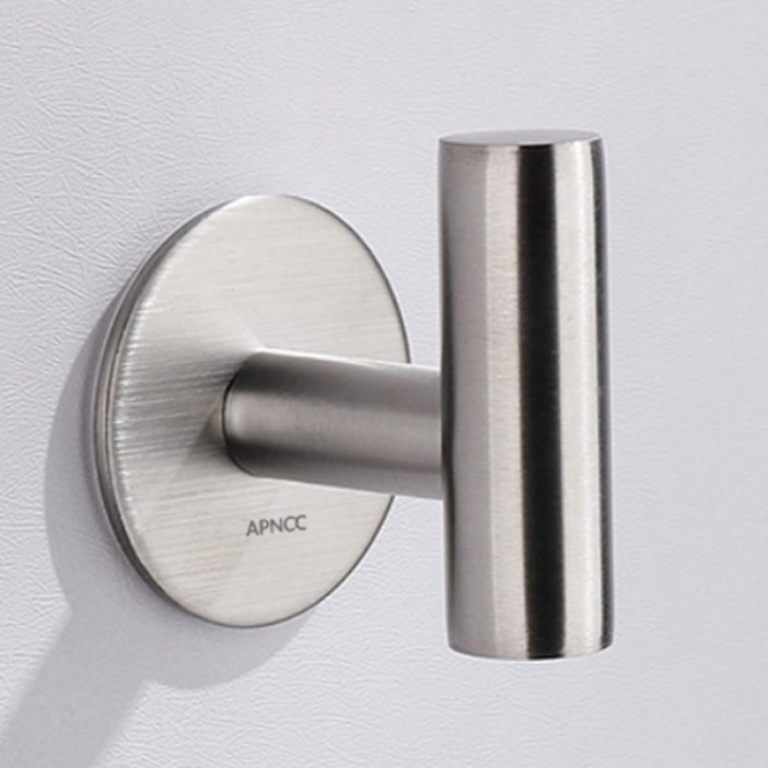 APNCC 고급형 부착식 후크걸이, 그레이, 3개