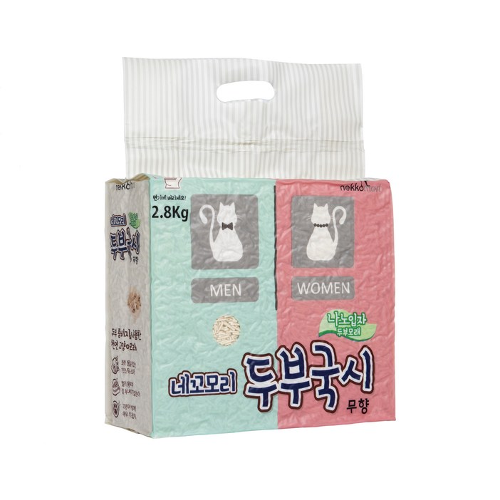 네꼬모리 응고형 두부국시 나노입자 고양이모래