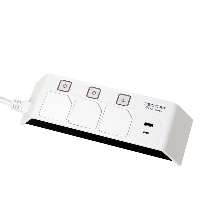 네모탭 개별 USB 고속충전 C타입 멀티탭 3구 SYNB3 USBCT2, 1.5m, 블랙, 1개 네모탭 개별 USB 고속충전 C타입 멀티탭 3구 SYNB3 USBCT2, 1.5m, 블랙, 1개