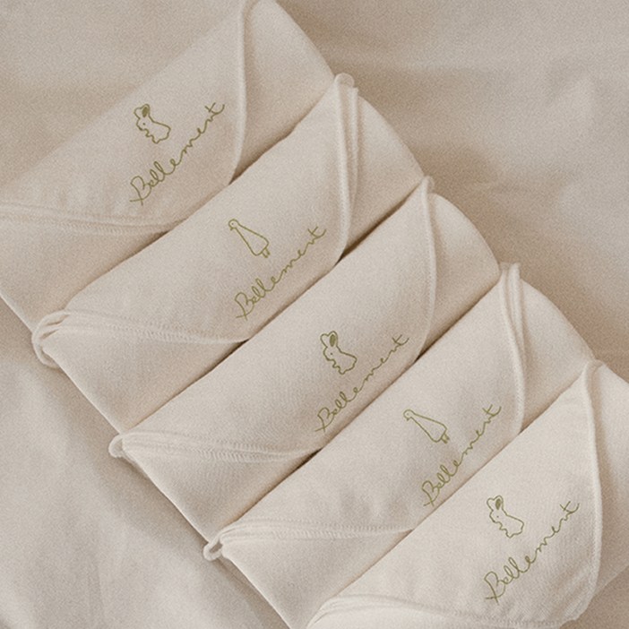 벨몽 유아용 프리미엄 뱀부코튼 거즈 손수건 드리밍 래빗 3p  리틀 포레스트 2p 세트