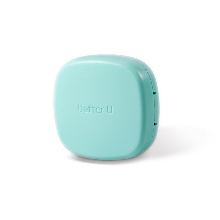 베럴유 휴대용 UVC LED 면도기 살균기 케이스 크림민트, 1개, 1개입