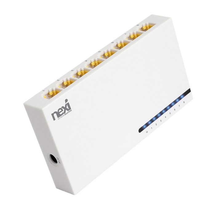 넥시 8포트 기가비트 스위치허브, NXSG1008N, 1개