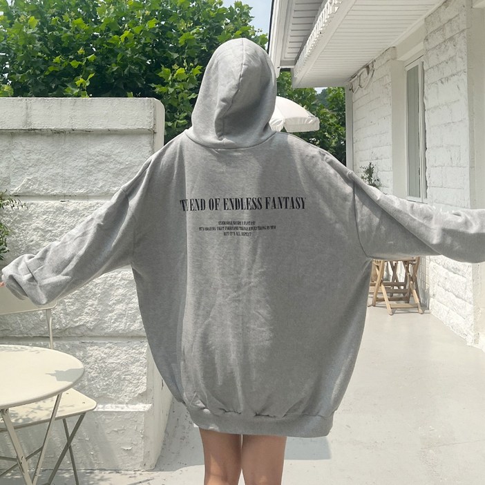 [6XL] 올핏 시그니처 BIG 후드 원피스 5color
