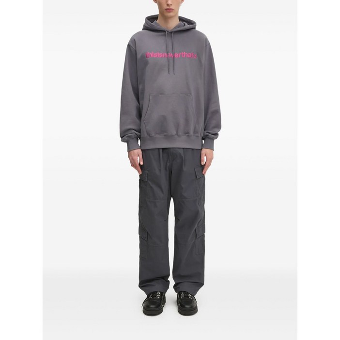 디스이즈네버댓 로고 자수 후디