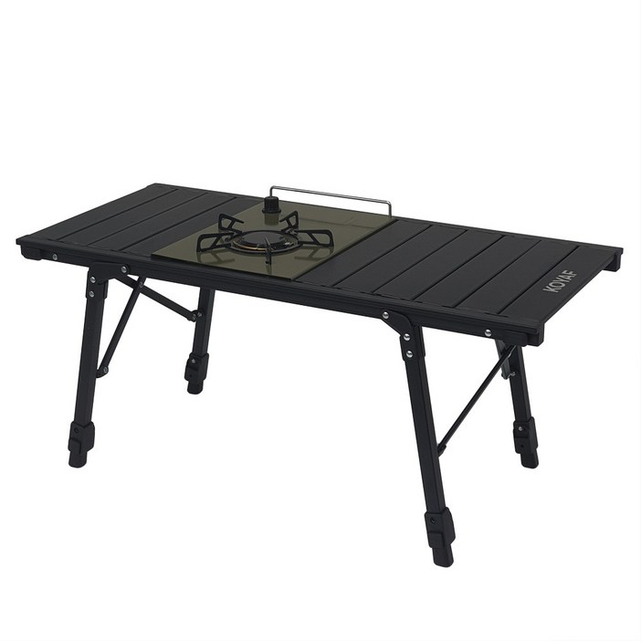 코야프 IGT테이블 원버너 플레이트 버너 높이조절 캠핑 테이블