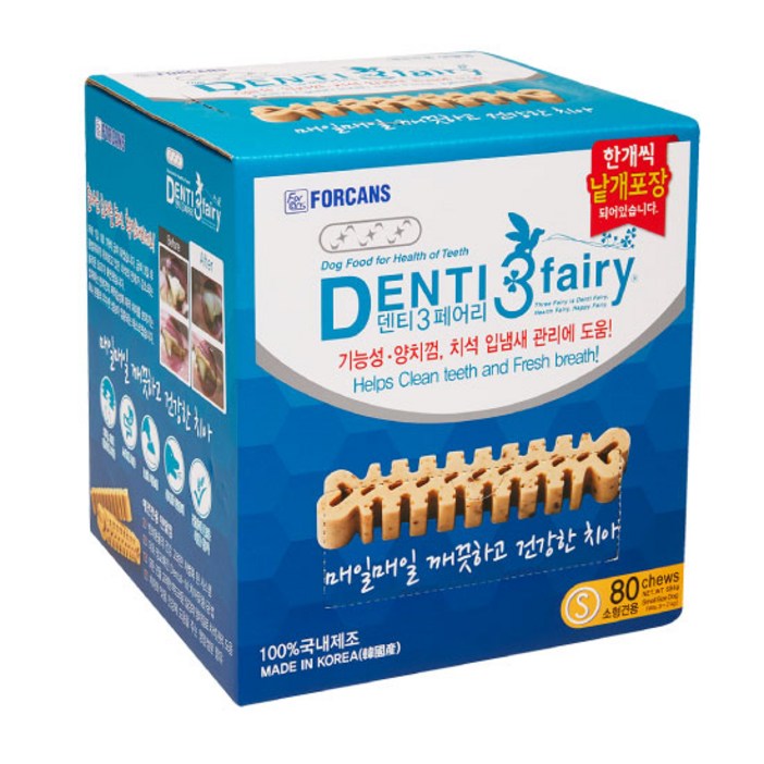 포켄스 덴티페어리 덴탈껌, 덴탈껌, 584g, 1개