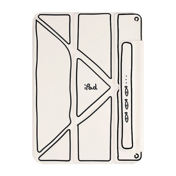 NECESID 북커버 디자인 아이패드 케이스, 1개