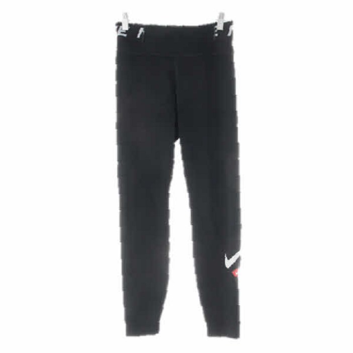 1849 NIKE블랙 드라이핏 로고라벨레깅스 M