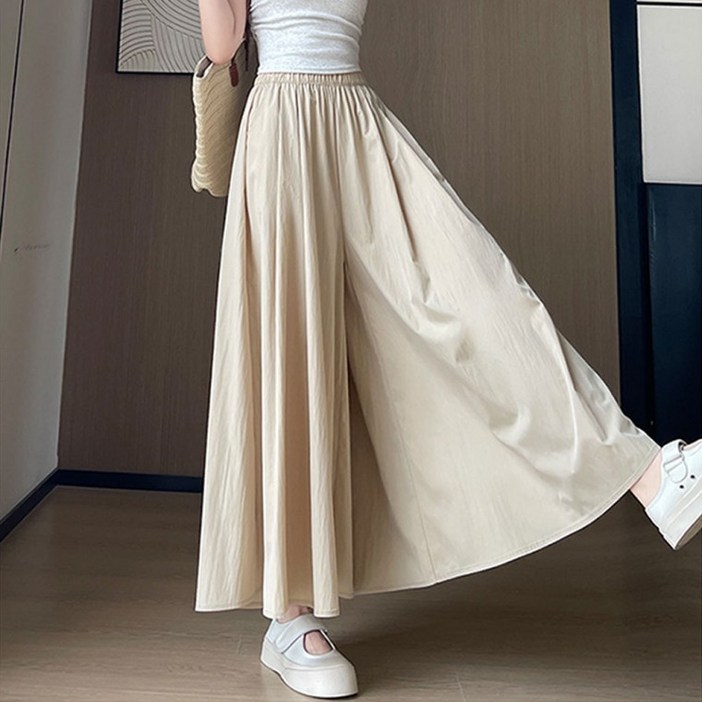 루바노 아이스 치마 바지 와이드 플레어