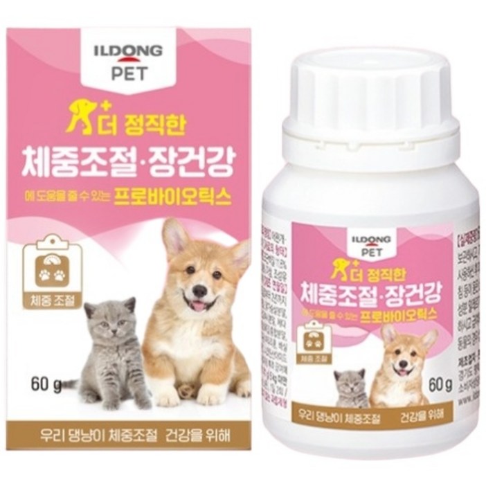 일동펫 반려동물 더 정직한 영양제, 다이어트장건강, 2개 일동펫 반려동물 더 정직한 영양제, 다이어트장건강, 2개