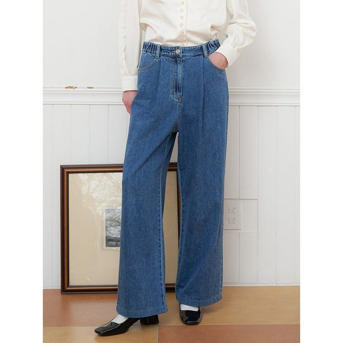 올리브데올리브 밴딩 데님 팬츠 OJ4SL2440