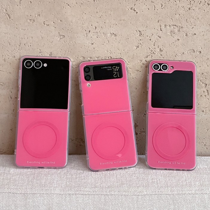 얌코 핸드폰케이스 갤럭시 z플립4 z플립5 z플립6 z플립7 맥세이프 휴대폰케이스 코끼리 하트 받침대