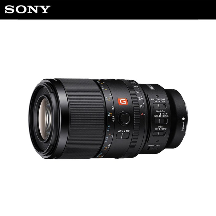 소니 공식대리점 렌즈 SEL100M28GM (FE 100mm F2.8 Macro GM OSS) 매크로 단렌즈