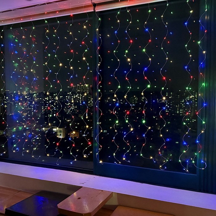 트리킹 24V 드럼롱커튼 캠핑 줄전구 인테리어전구 420구사은품증정, 백색, 4개