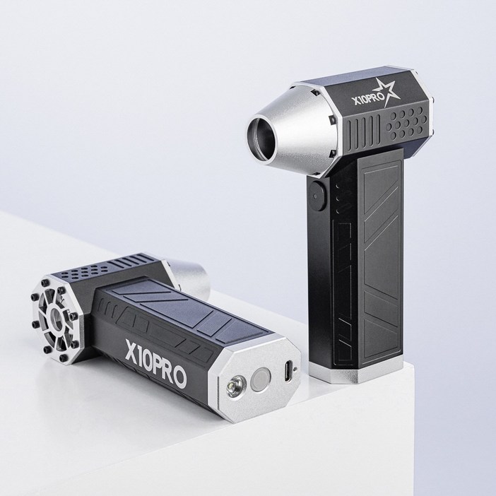 엑스텐프로 초강력 무선 미니 에어건 차량용 청소기 세차 캠핑 송풍기 콤프레샤, 1개