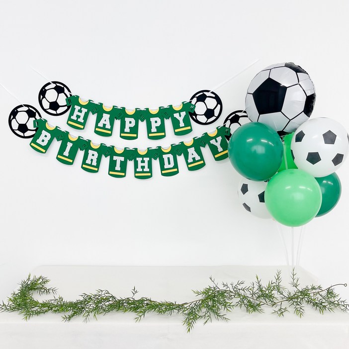 쏙쏙마켓 축구 생일 파티 풍선세트 남아 운동선수 기념일 파티용품