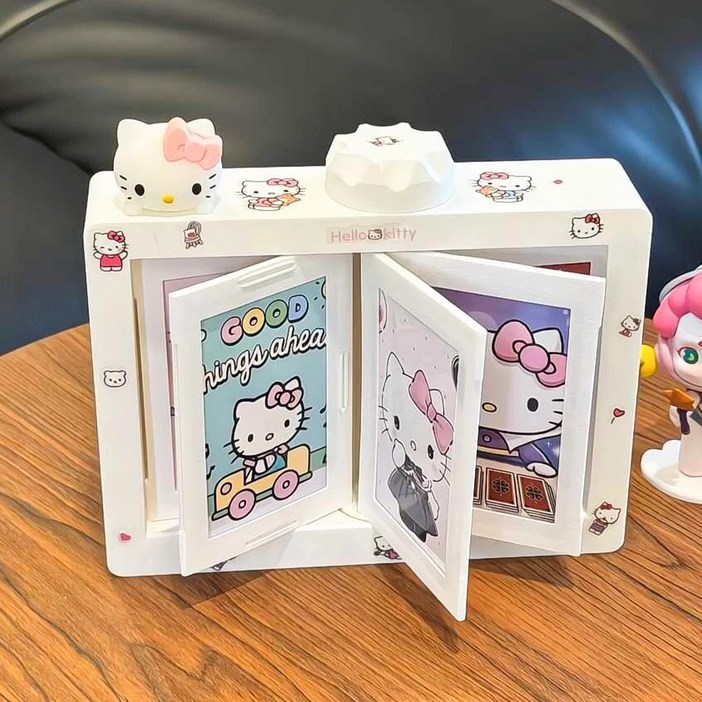 폴라로이드 회전 앨범, 데스크탑 전시 액자, 1개, White