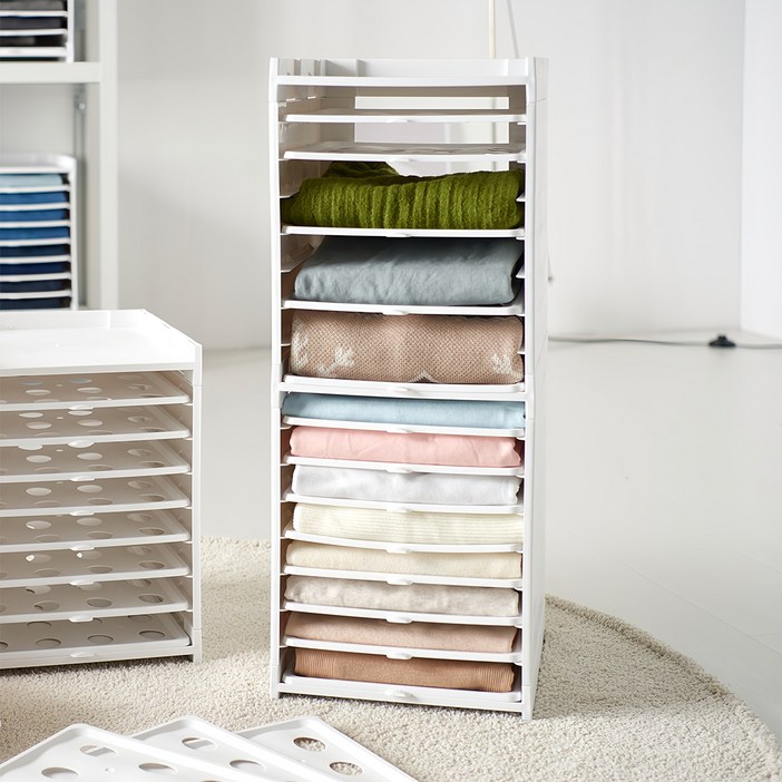 위즈홈 오슬러 슬라이딩 옷정리 트레이 2단