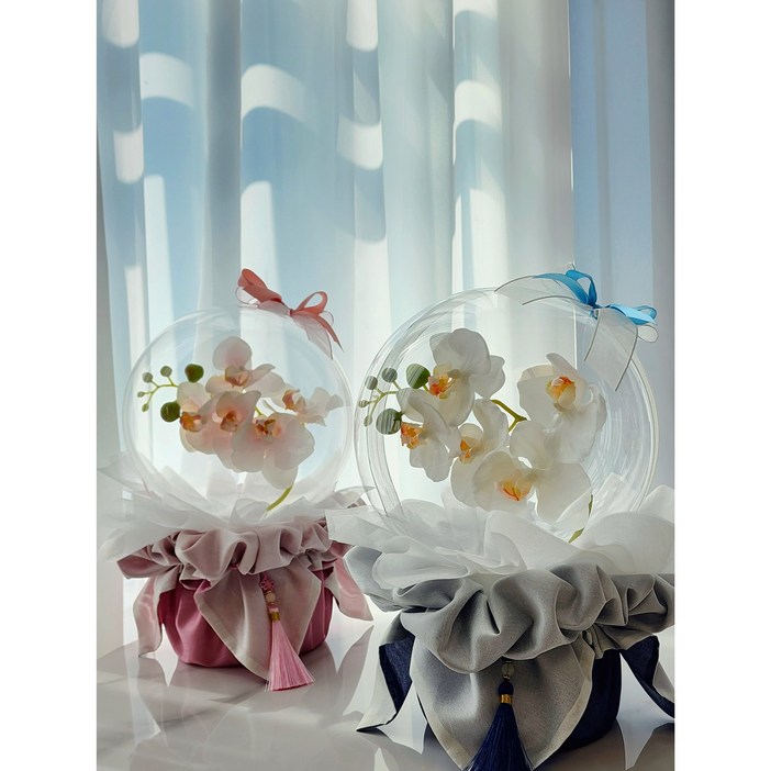 셋둘하나 호접란 보자기 꽃풍선 레터링풍선 실속형 용돈풍선 기념일 졸업 환갑 칠순 어버이날 퇴직 개업 승진 감사선물