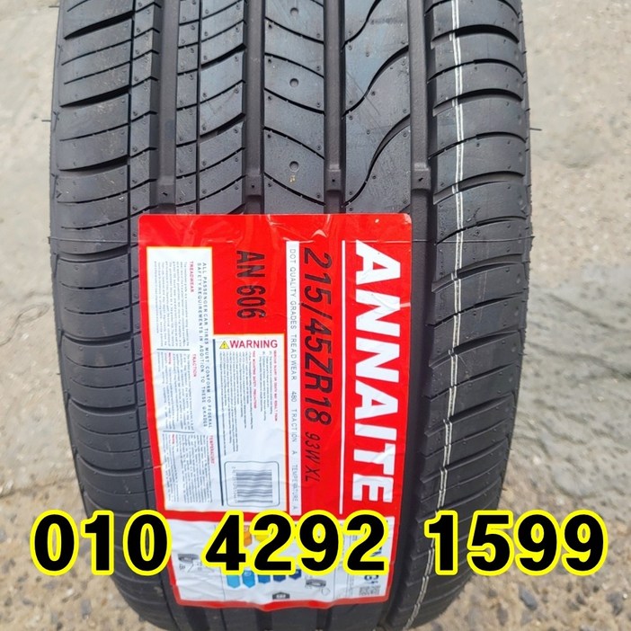 안나이트 신품타이어 215/45R18 티볼리 에어 2154518 일산 김포 파주, 1개