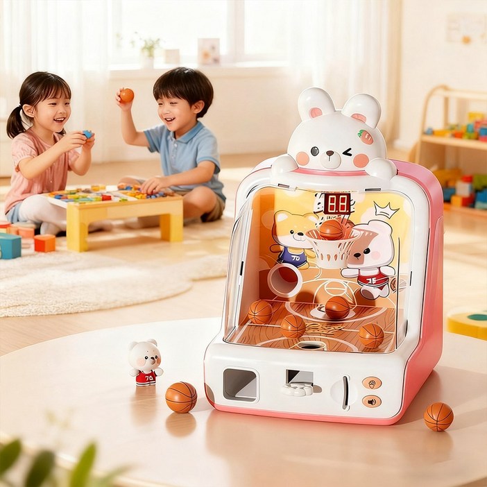 토요요 공룡 농구 게임기 실내 미니 농구대 어린이 농구 놀이 장난감 37세 DTL1