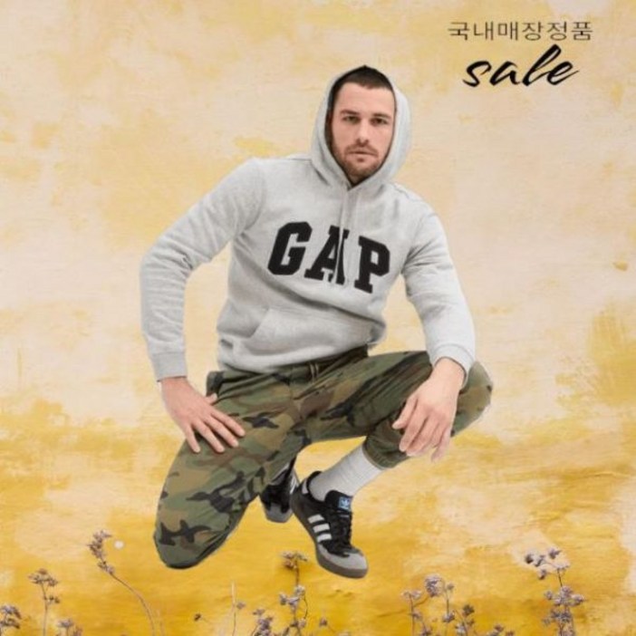 갭 편한 후드 남성 헤리티지 로고 티셔츠 5113327001081 데일리