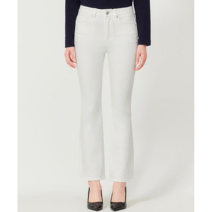 게스 여성 슬림 부츠컷 청바지 WHT OP1DE122