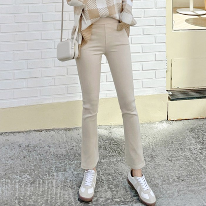 왕편한 슈퍼스판 밴딩 세미 부츠컷