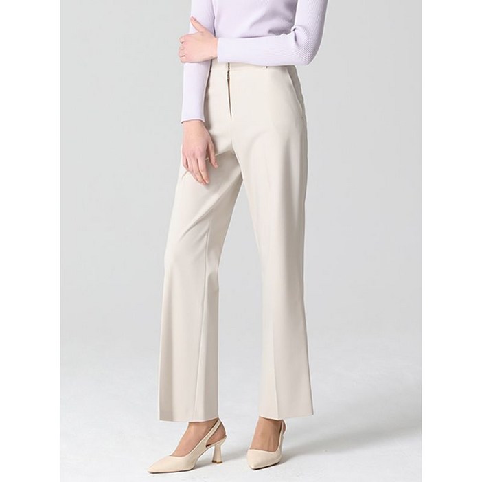 쉬즈미스 버튼 탭 솔리드 팬츠  택가격  178000원