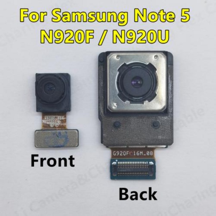삼성 갤럭시 노트 3노트 4노트 5 용 전면 후면 카메라 모듈 플렉스 교체용 예비 부품