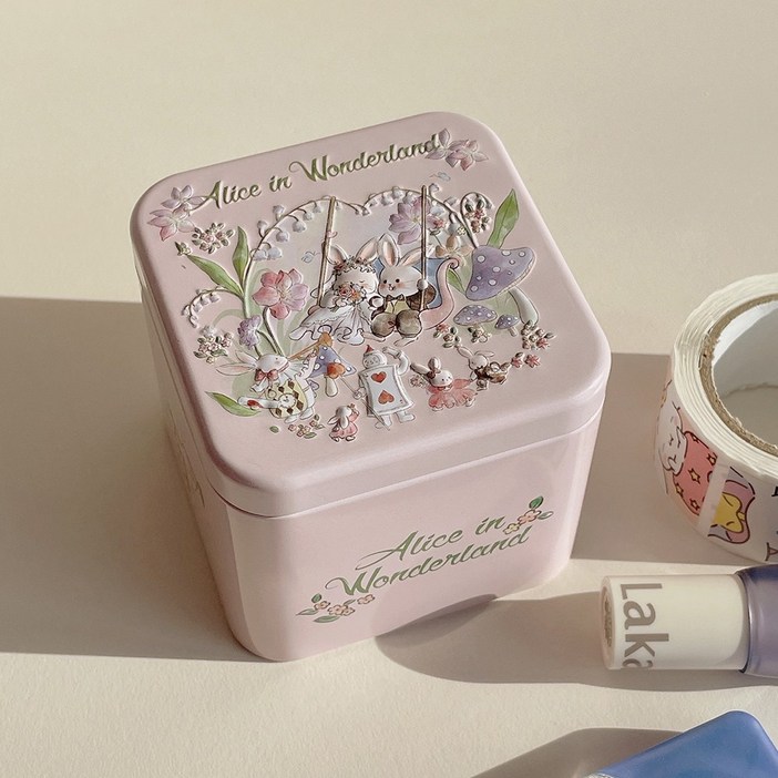 웨딩 버니 틴케이스(4type)