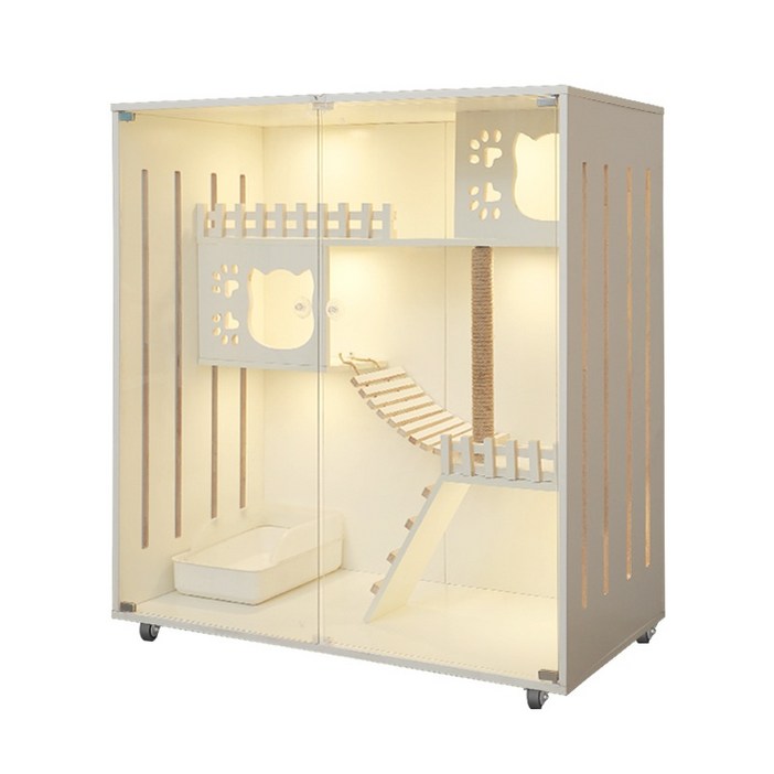 아파트 놀이터 캣타워 빌라 창문 선반 캣빌라 고양이 대형 호텔