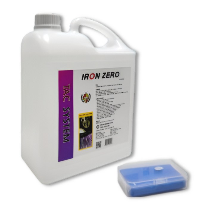 티에이시씨스템 아이언제로 4L철분제거제휠세정제낙진제거클레이, 5개