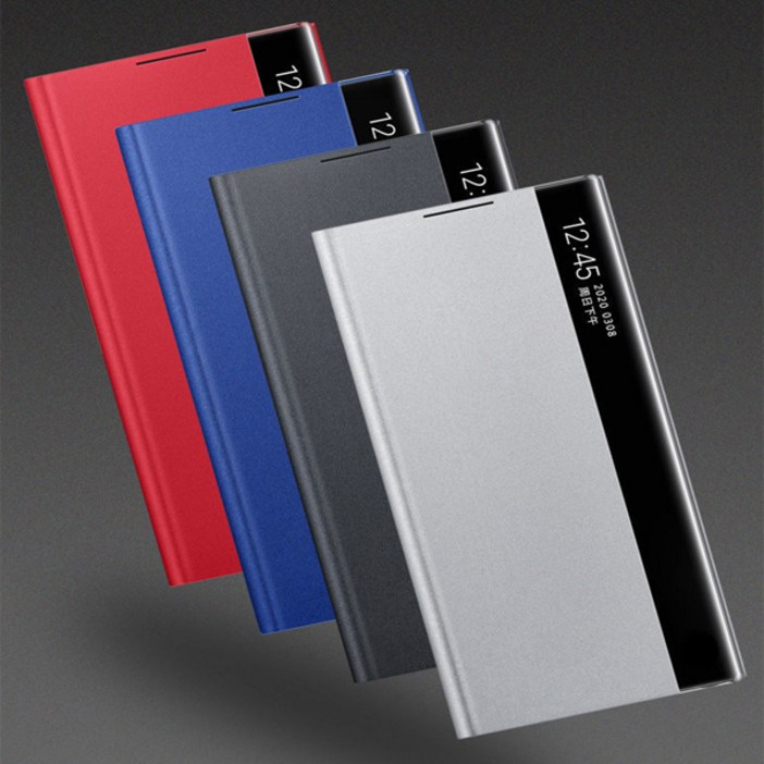 모든지 갤럭시노트10플러스 N976 레더핏 뷰케이스간편하고 편리하게