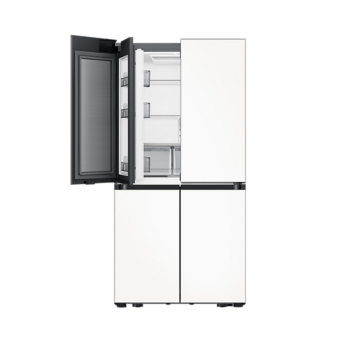 삼성 2025 BESPOKE AI 하이브리드 4도어 키친핏 Max 633L RM70F64M2X 새틴화이트 푸드쇼케이스