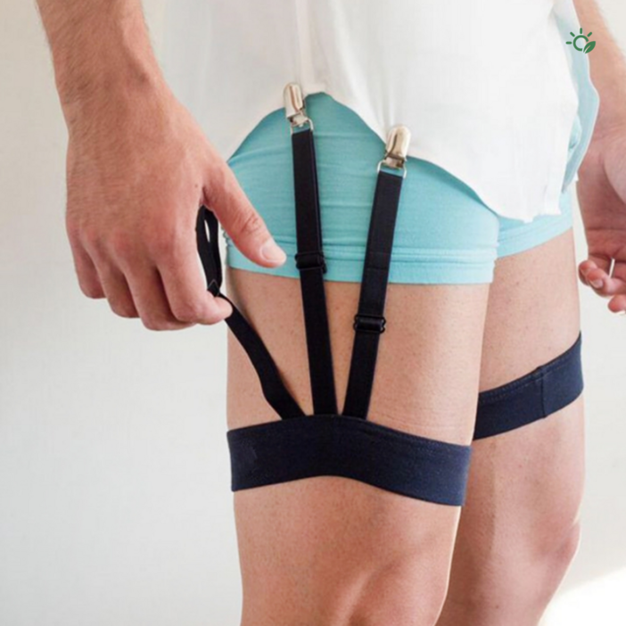 셔츠 고정 밴드 남성 가터 벨트 정장 와이셔츠 빠짐 방지 스테이