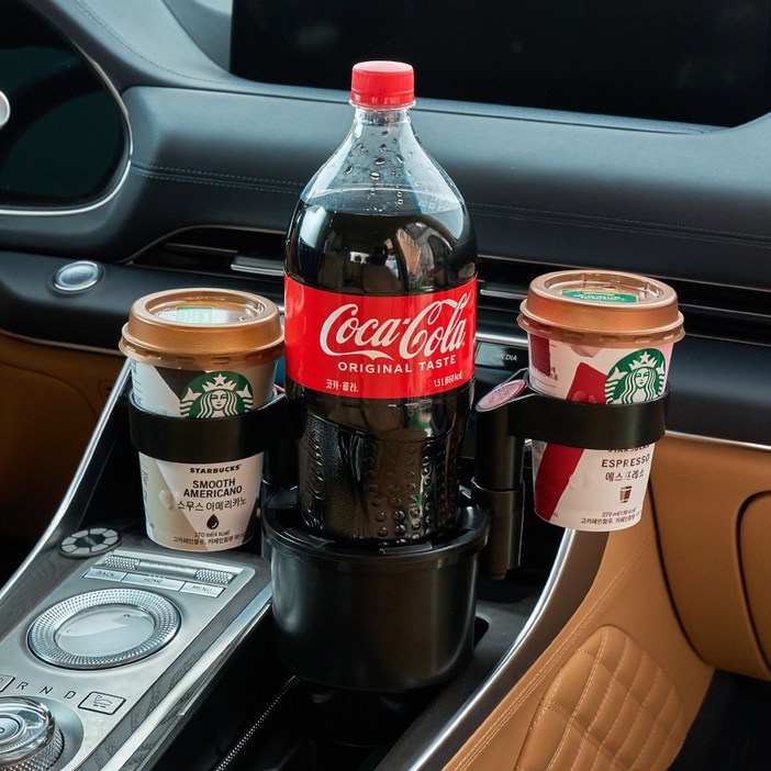 캐스퍼 레이 소형차 대용량 1.5L음료 차량용 컵홀더 JUMBO, 1개, 단일색상