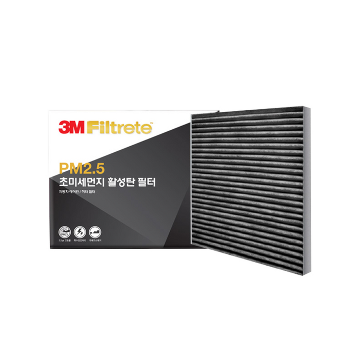 3M PM2.5 초미세먼지 활성탄 필터, F6205, 1개