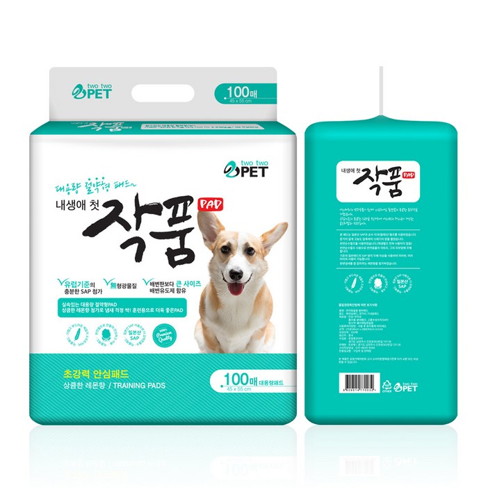 작품패드 100매 강아지 배변패드 애견패드 개패드 작품패드 100매 강아지 배변패드 애견패드 개패드