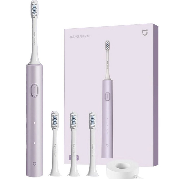 샤오미 소닉 일렉트릭 전동 칫솔 T302, T302, 크림 퍼플