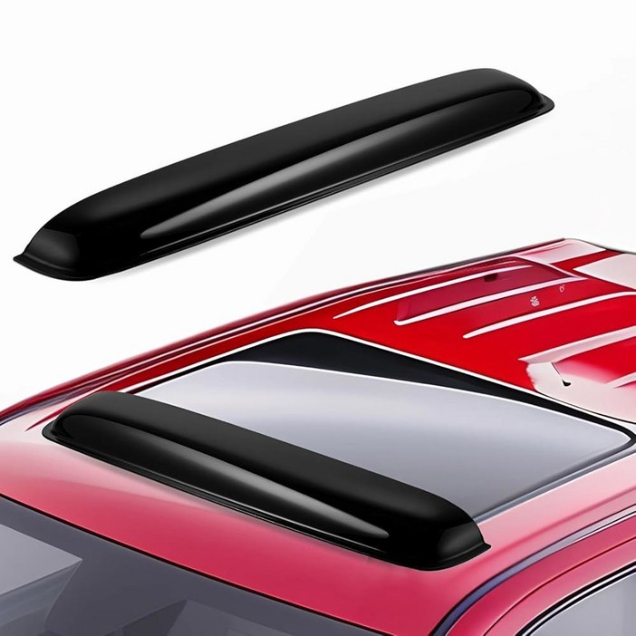 태양문루프용 내구성이 뛰어난 선루프 바이저 윈드 디플렉터35.6인치 범용 디플렉터 도구 프리 설치  SR11005