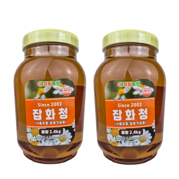 청림 잡화청 2.4kg X 2개, 1개, 2.4kg