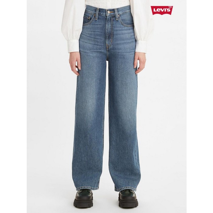 리바이스 LEVIS 여성 하이 루즈 진 268720016 595536