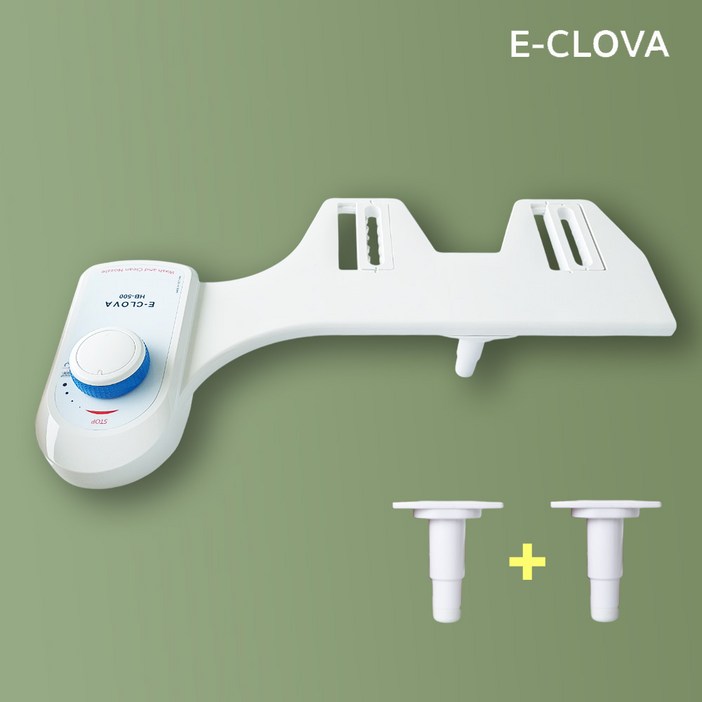이크로바 [분리형 노즐 1+1행사] 기계식비데 무전원 냉수전용 판넬형 수동비데 HB-500