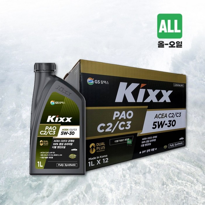 KIXX PAO C2 C3 5W30 1L 디젤, 11개, 5w30, 1L