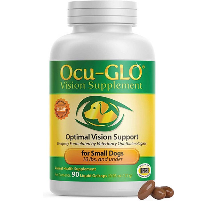 당일 발송 오큐글로 젤캡슐 90정 소형견 강아지 루테인 오메가3 강아지 눈영양제