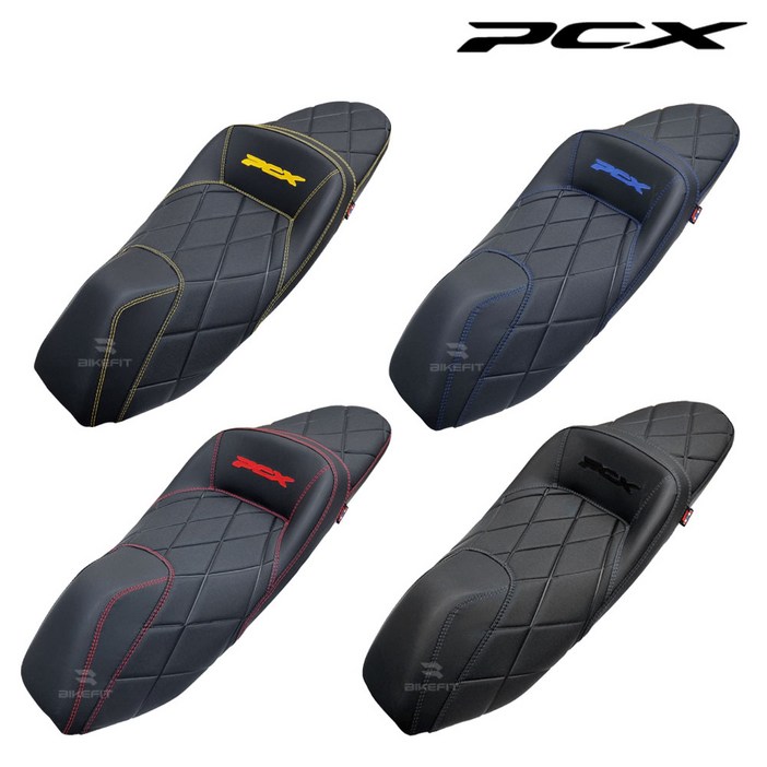 PCX 등받이 시트 스티치 버킷시트 커스텀 튜닝 18년식부터, 1개 PCX 등받이 시트 스티치 버킷시트 커스텀 튜닝 18년식부터, 1개